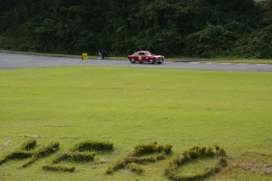 ヒーローしのいサーキットでPC競技に臨む ALFAROMEO GIULIETTA SPRINT VELOCE