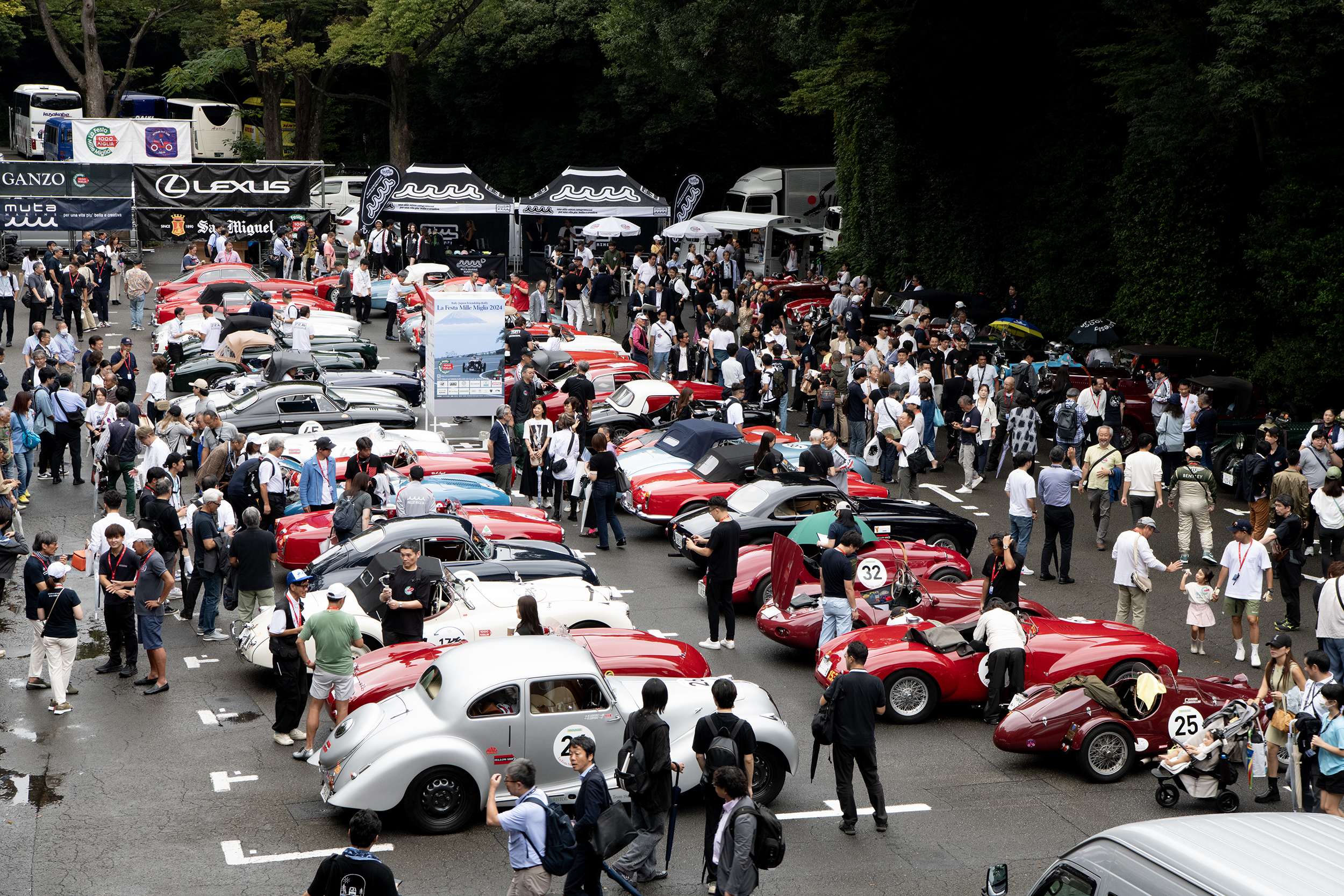 大会レポート（初日）。 - La Festa Mille Miglia 2024